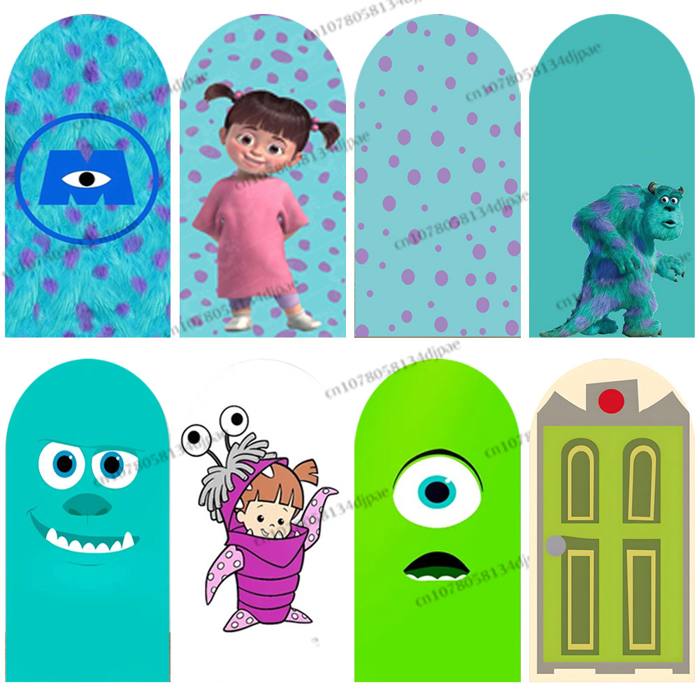 Photography University - خلفية قوسية Monster Inc Boo لعيد