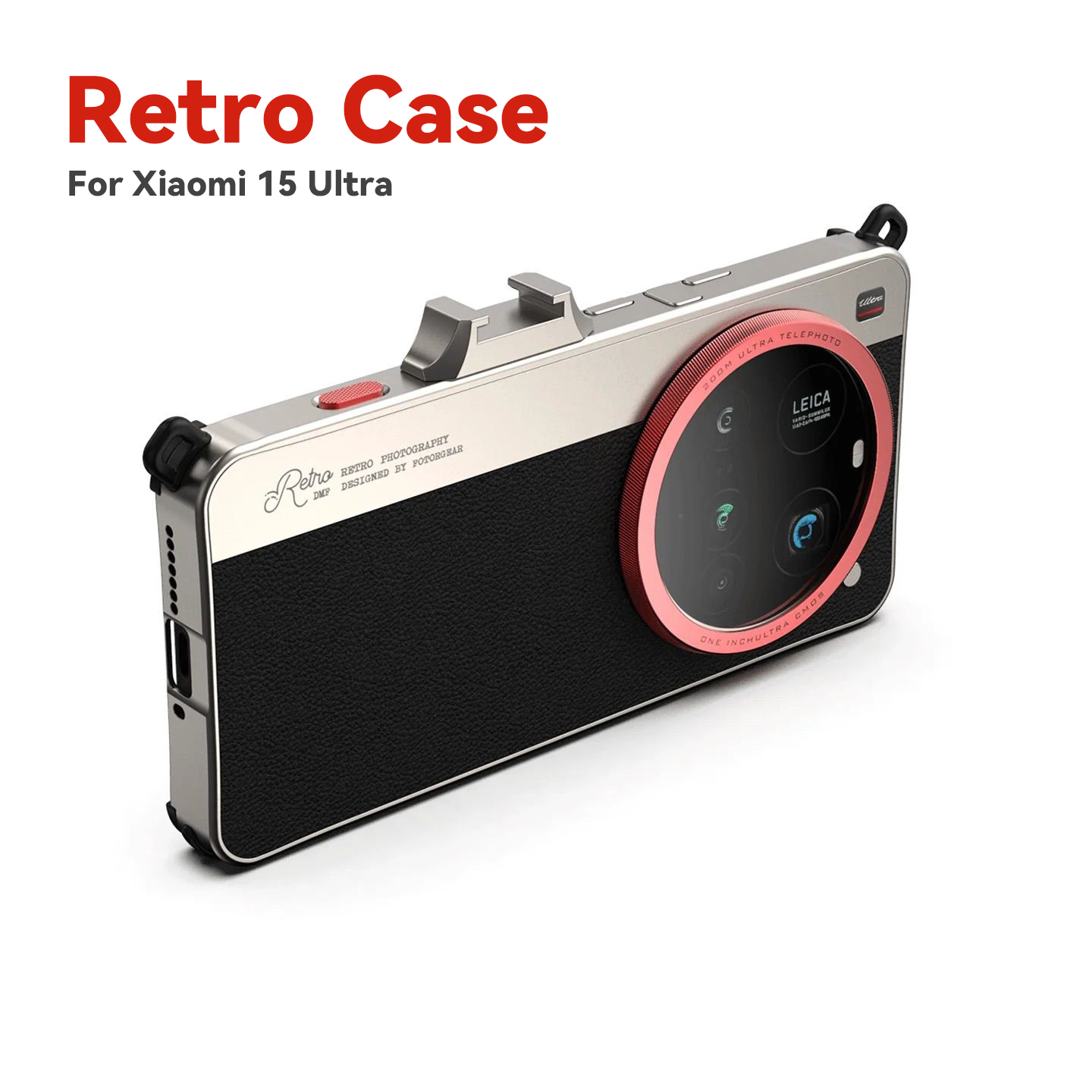 Photography Kit Xiaomi 15 Ultra - حافظة هاتف من سلسلة Fotorgear Retro