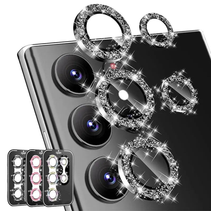 Photography Kit Samsung S26 Ultra - زجاج عدسة لامع بالألماس لهاتف سامسونج