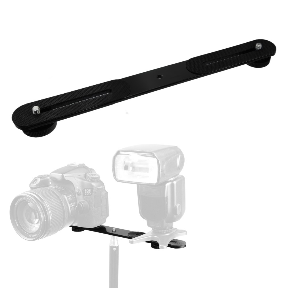 حامل مزدوج للفلاش مع برغي 1/4  - مراجعة Hot Shoe Adapter وسعره