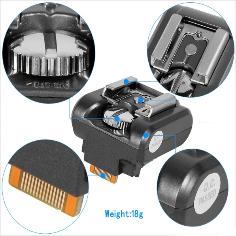 محول فلاش سبيدلايت/فلاش تريجر  - مراجعة Hot Shoe Adapter وسعره