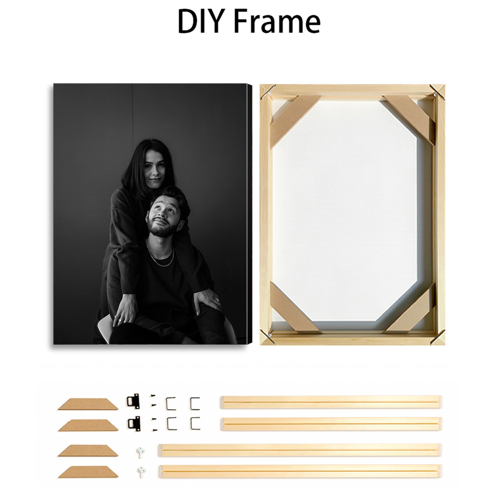 1 قطعة صورة مخصصة مع إطار DIY  - مراجعة Photography Exhibition وسعره