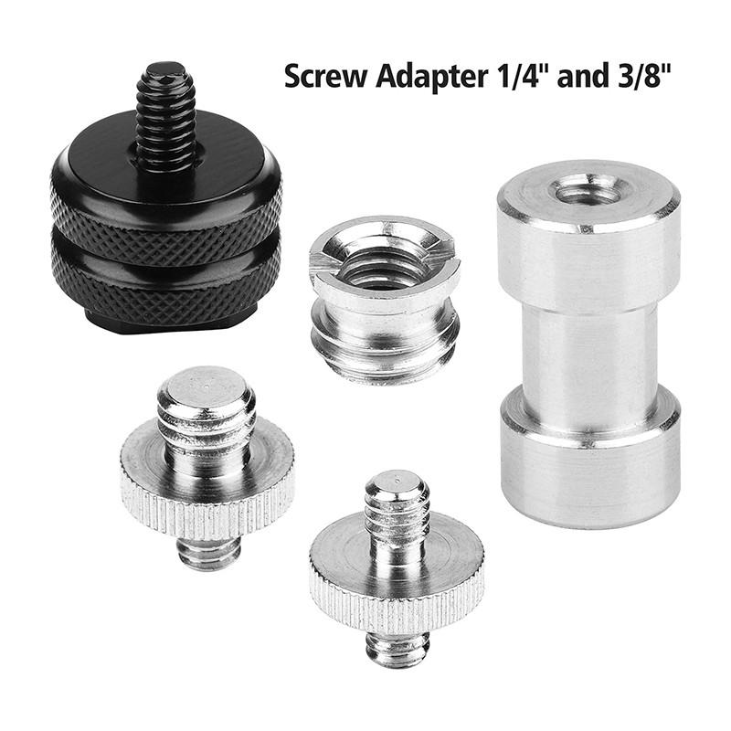طقم محولات براغي الكاميرا 10/1 - مراجعة Hot Shoe Adapter وسعره
