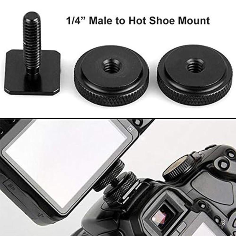 طقم محولات براغي الكاميرا 10/1 - مراجعة Hot Shoe Adapter وسعره