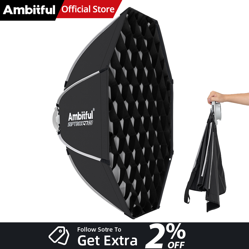 صندوق إضاءة AMBITFUL Q7II 55/6 - مراجعة Photography Grid وسعره