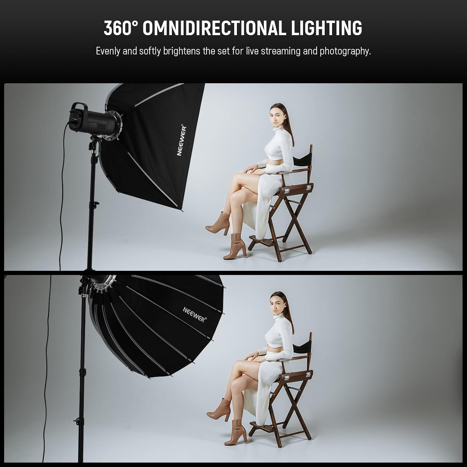 صندوق إضاءة بارابولي مع قاعدة  - مراجعة Photography Grid وسعره